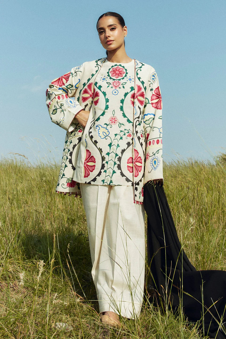 COCO Winter Unstitched'24 by Zara Shahjahan - 1A