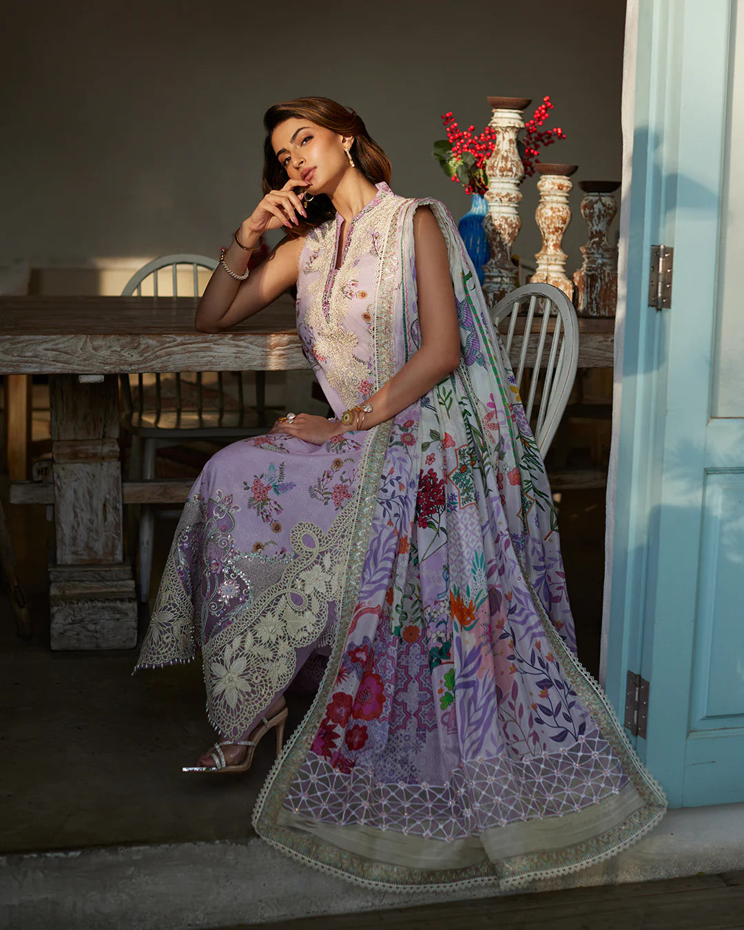 Luxury Lawn 2024 by Faiza Saqlain - Nazeli