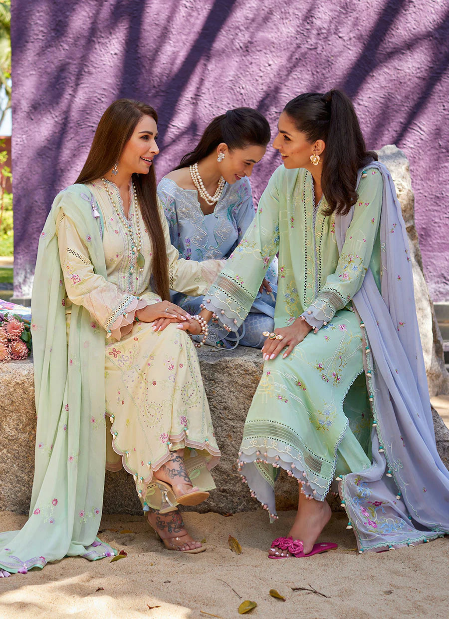 Suay Luxury Unstitched'24 by Farah Talib Aziz - Vaia Yellow