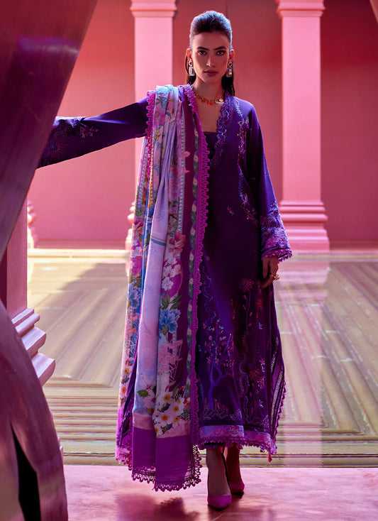 Suay Luxury Unstitched'24 by Farah Talib Aziz - Yuri Purple