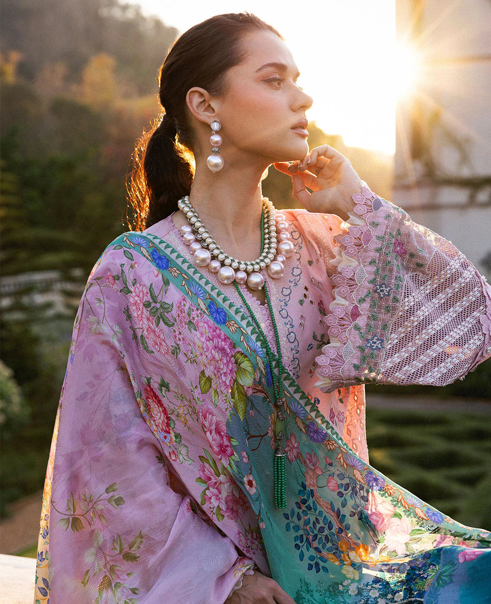 Republic womenswear - Kalani eid luxury lawn'25 - D5-A - Meher