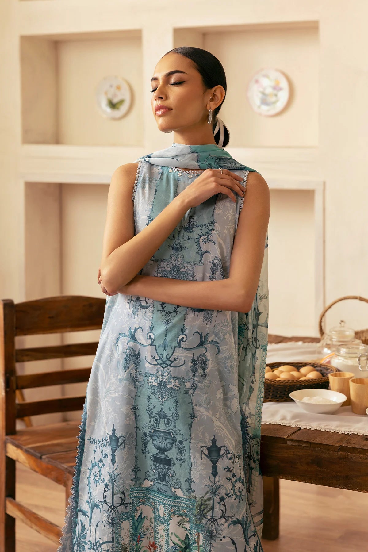 Selene SS'25 by Sahar - Silver Mist