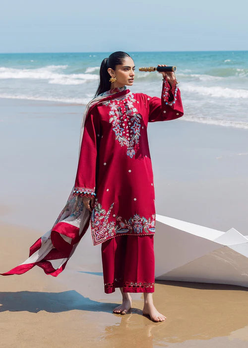 Siraa Lawn 2025 Vol 2 - Floral Paisley