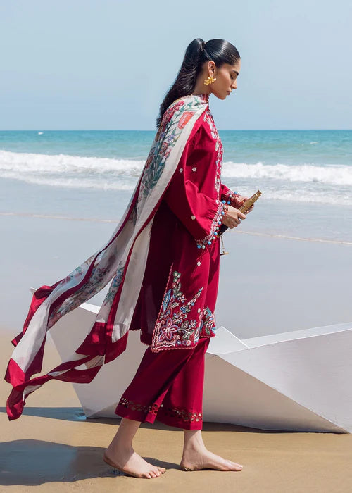 Siraa Lawn 2025 Vol 2 - Floral Paisley