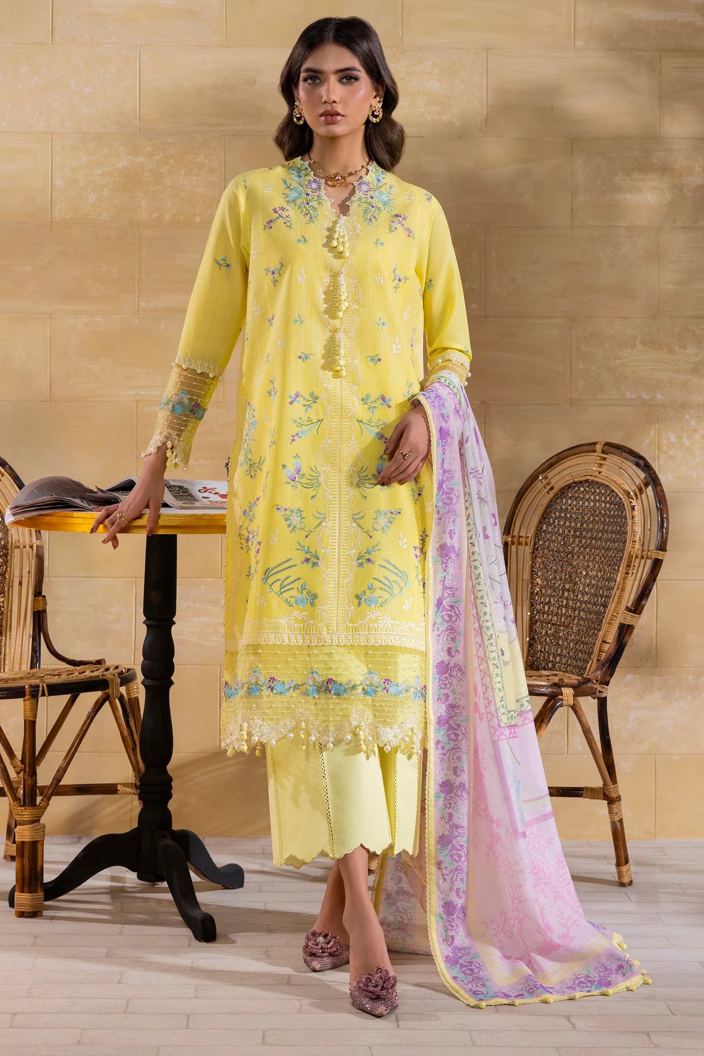 Sana Safinaz Muzlin Spring'25 Vol.1 - M251-011B-3CV