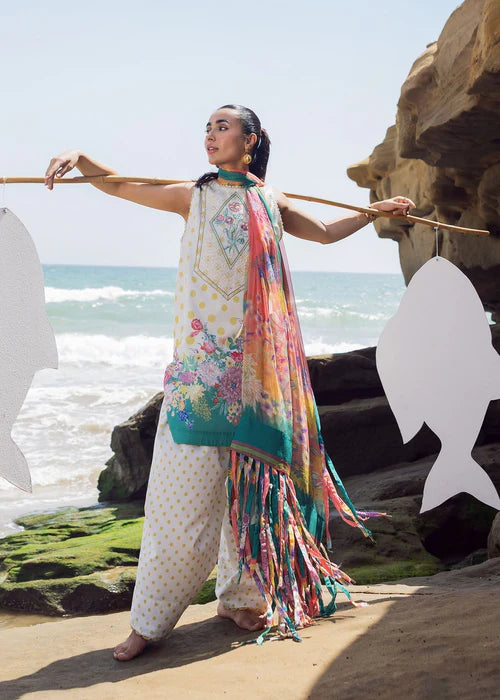 Siraa Lawn 2025 Vol 2 - Retro Polka