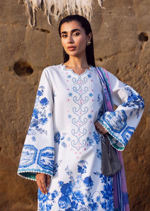 Siraa Lawn 2025 Vol 2 - Blue Pottery