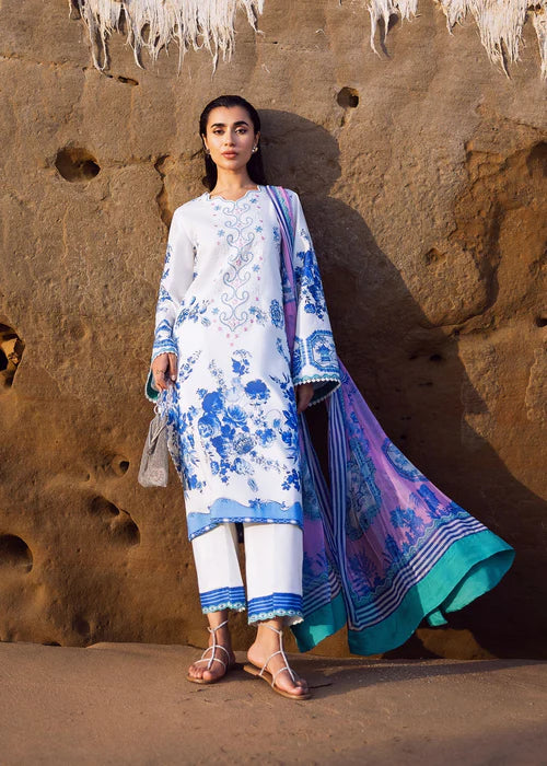 Siraa Lawn 2025 Vol 2 - Blue Pottery
