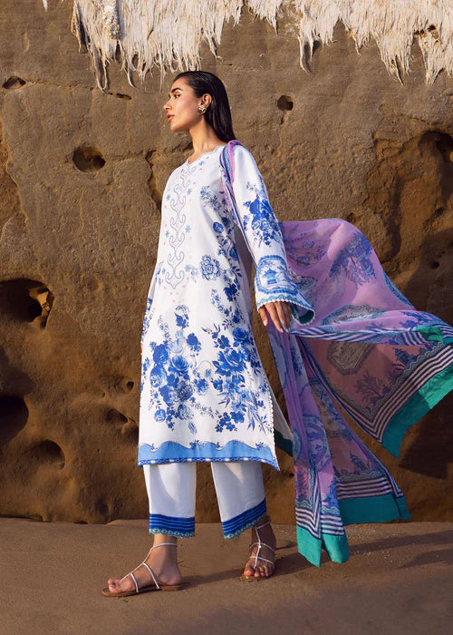 Siraa Lawn 2025 Vol 2 - Blue Pottery