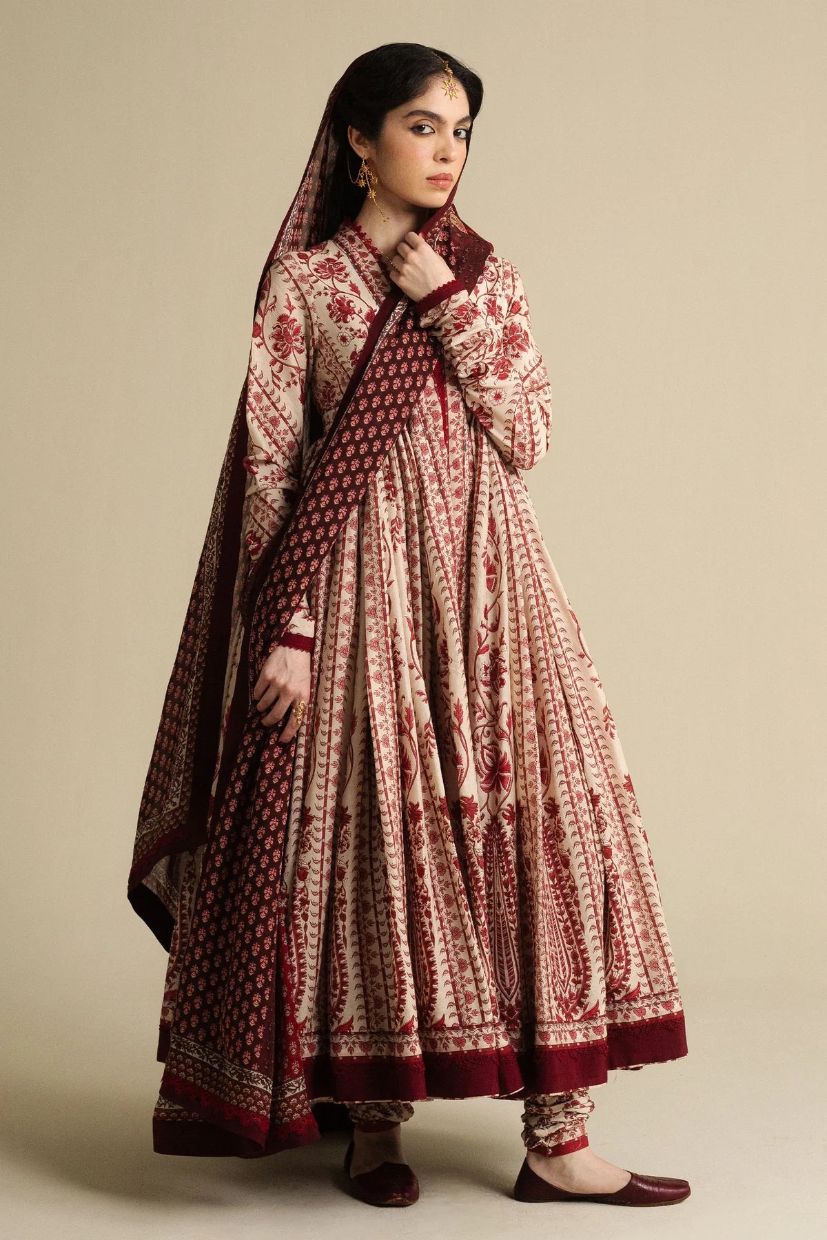 Zara Shahjahan Anarkali 2025 - Kashmiri-D1