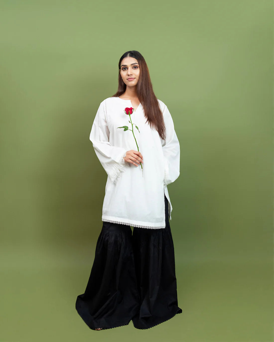 Binaf - Bottoms - Black Gharara - B4