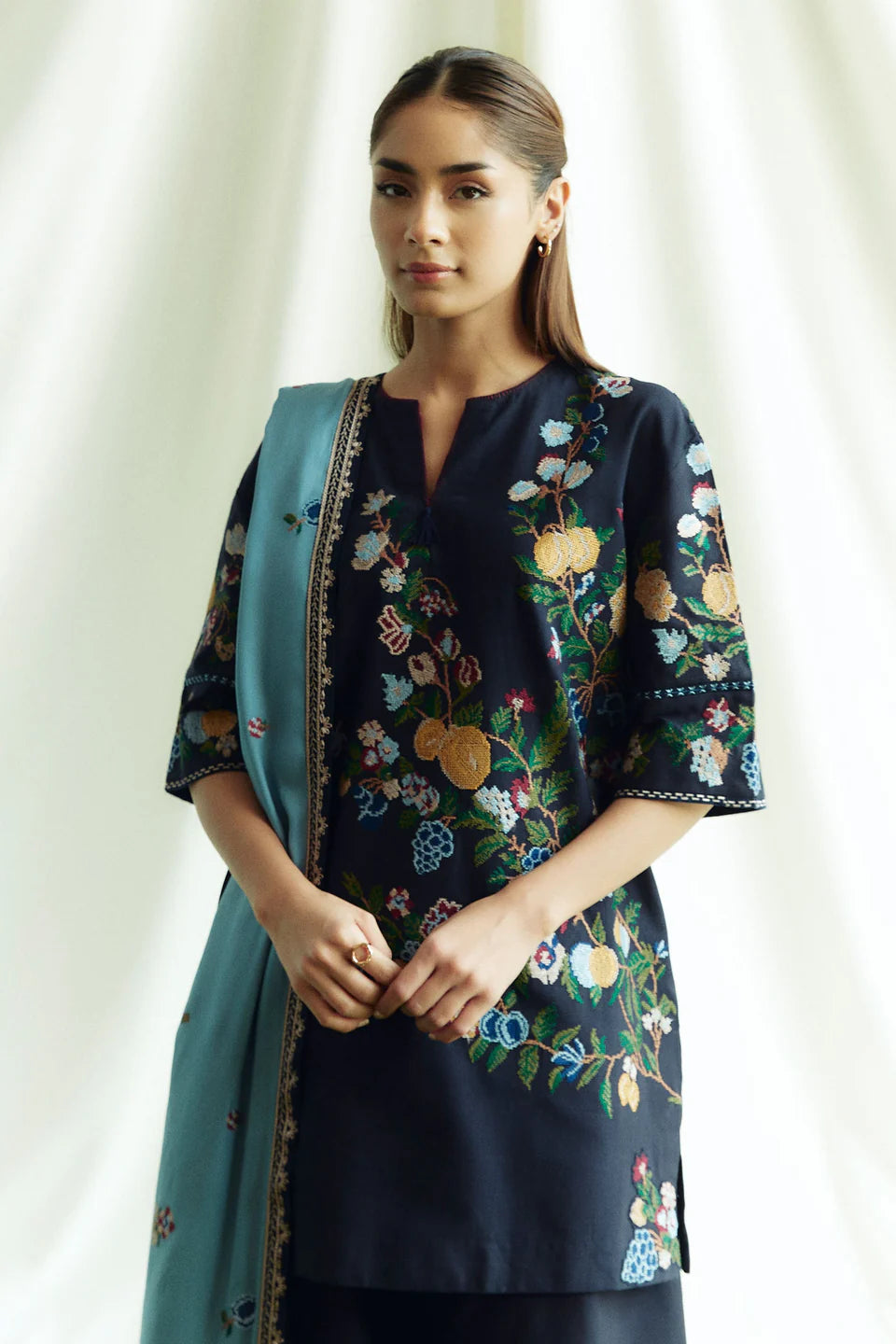 COCO Winter Unstitched'24 by Zara Shahjahan  - 8A