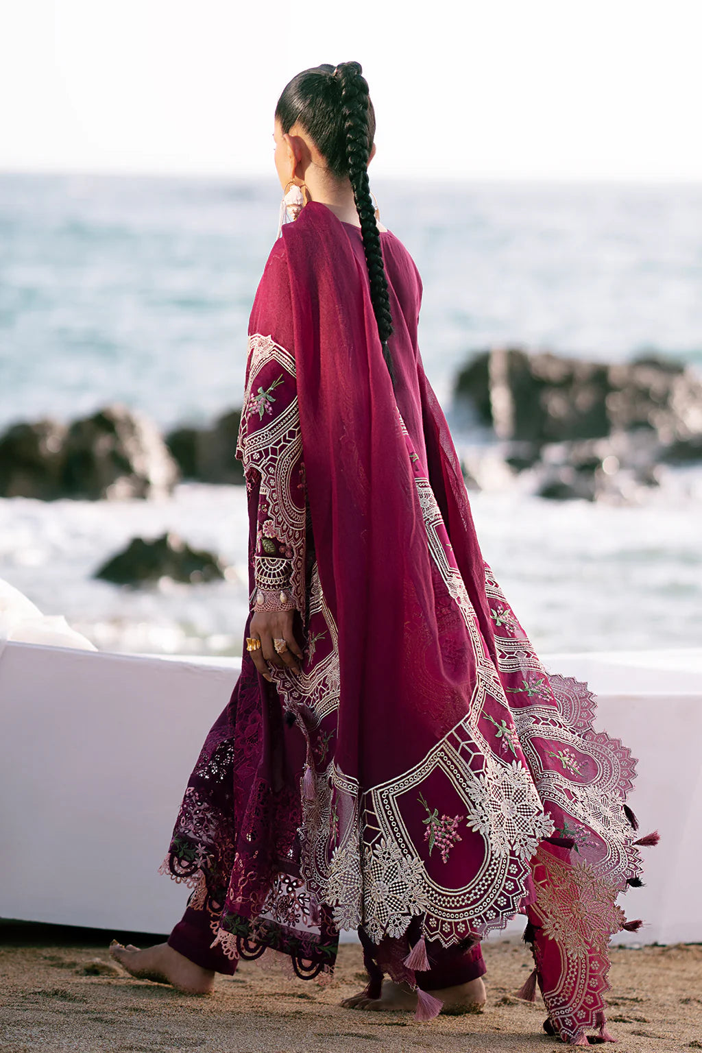 Dastan Luxury Lawn'25 by AJR - CHERRY WINE