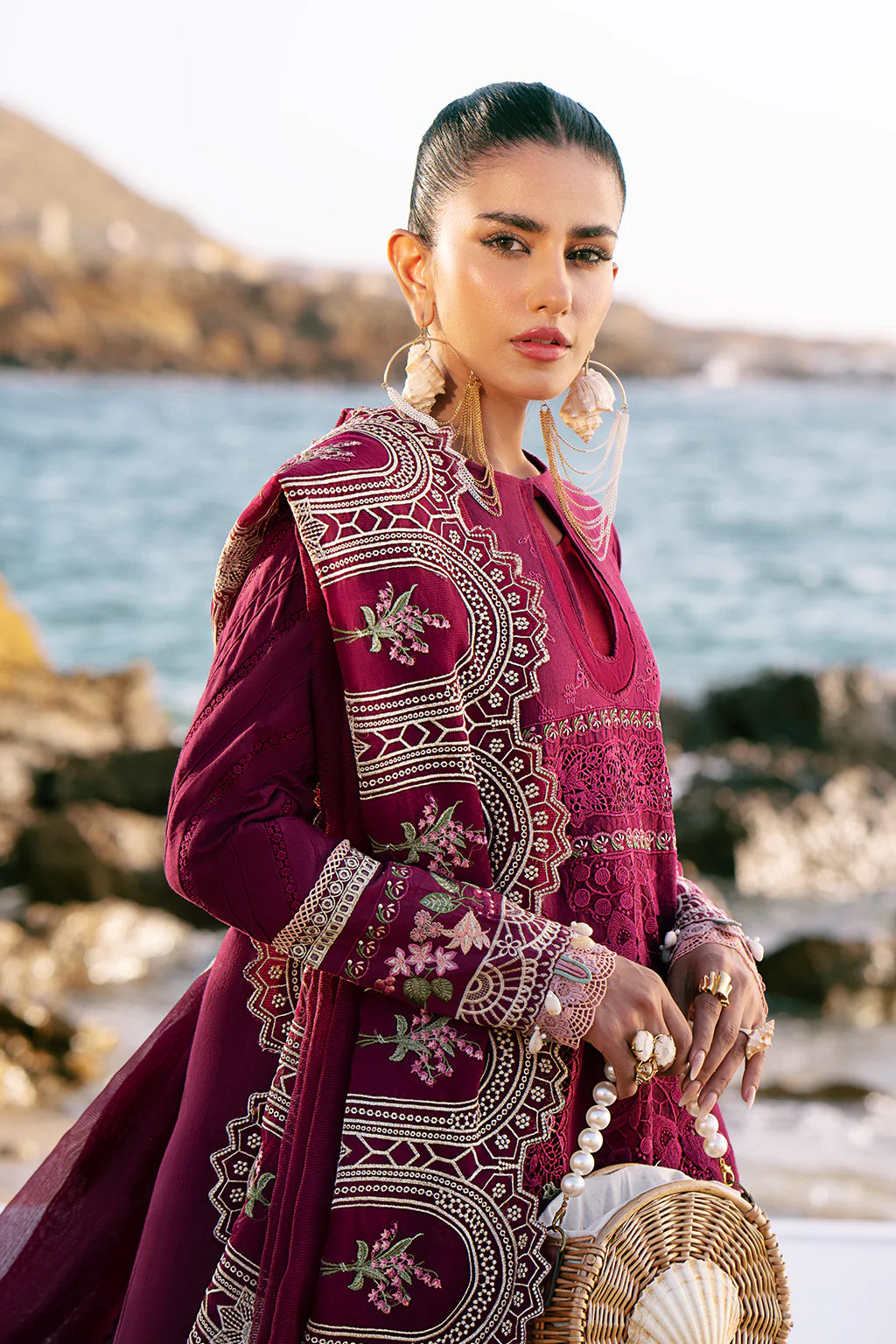 Dastan Luxury Lawn'25 by AJR - CHERRY WINE