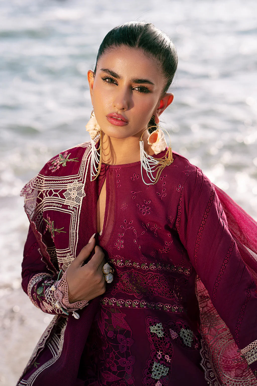 Dastan Luxury Lawn'25 by AJR - CHERRY WINE