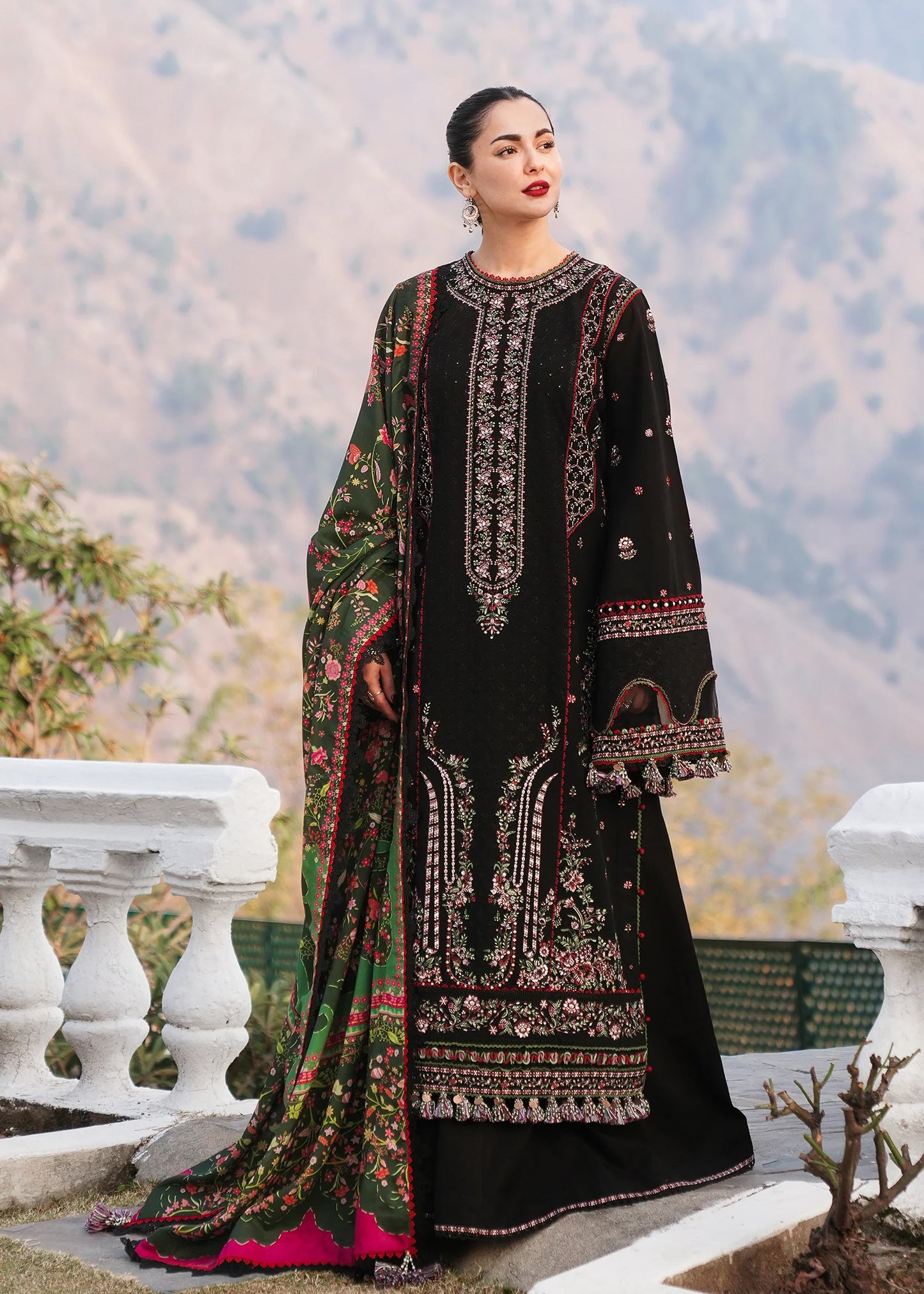 Winter Shawl'24 by Hussain Rehar - Zobia