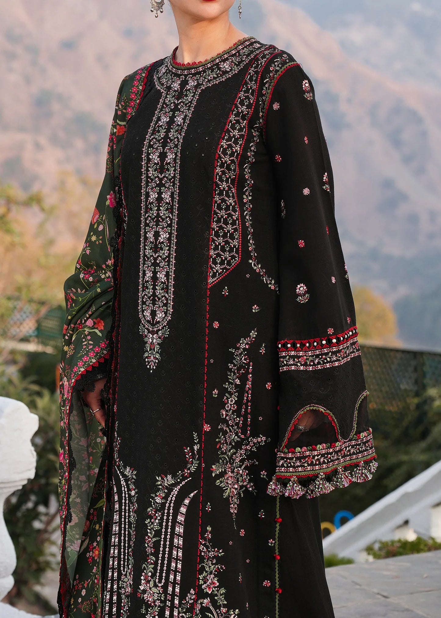 Winter Shawl'24 by Hussain Rehar - Zobia