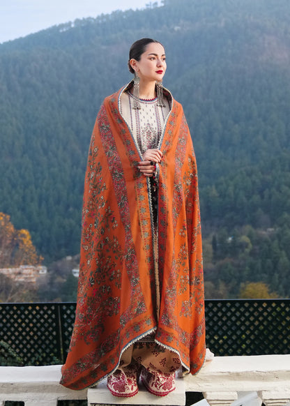 Winter Shawl'24 by Hussain Rehar - Almas