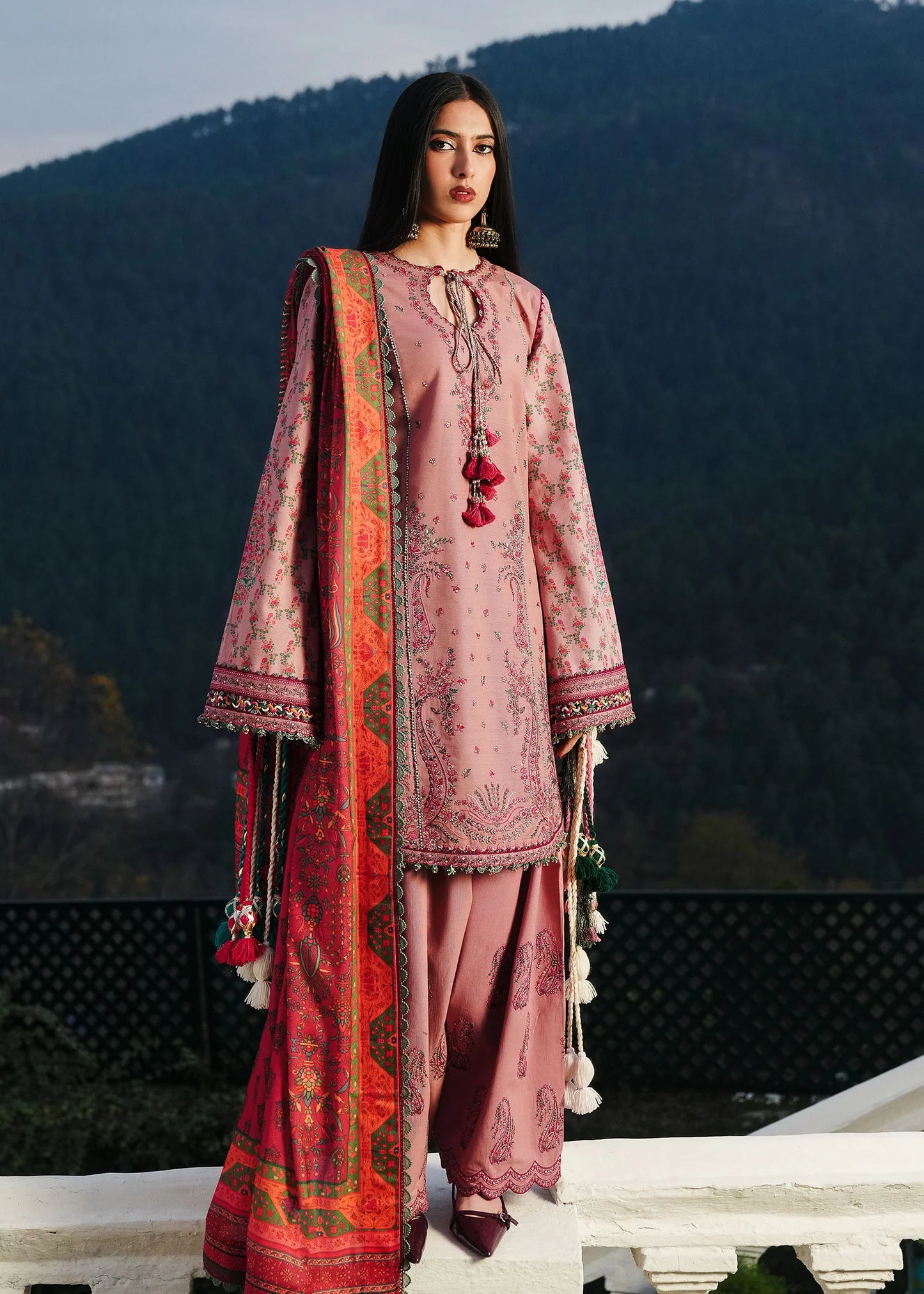 Winter Shawl'24 by Hussain Rehar - Mehr