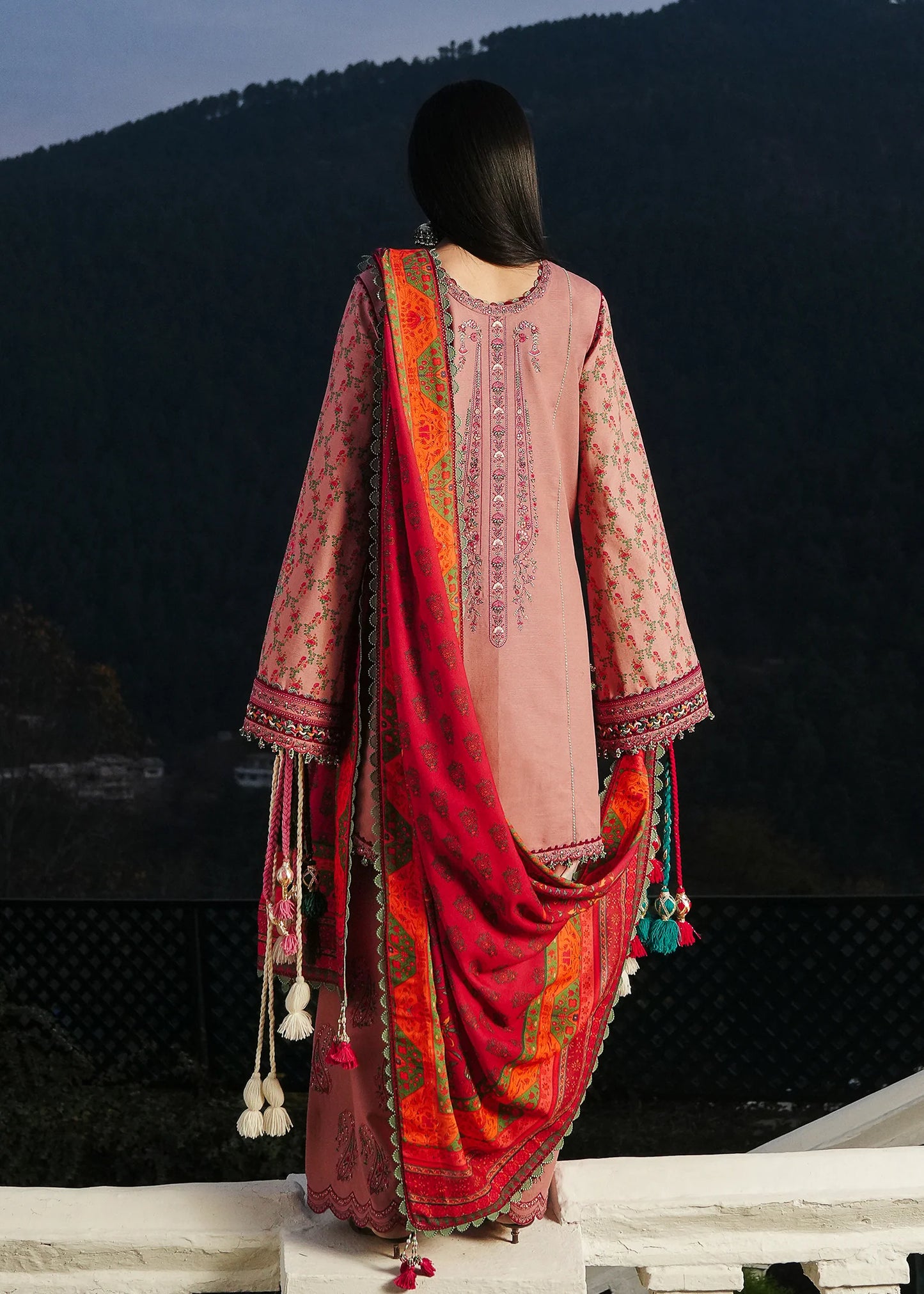 Winter Shawl'24 by Hussain Rehar - Mehr