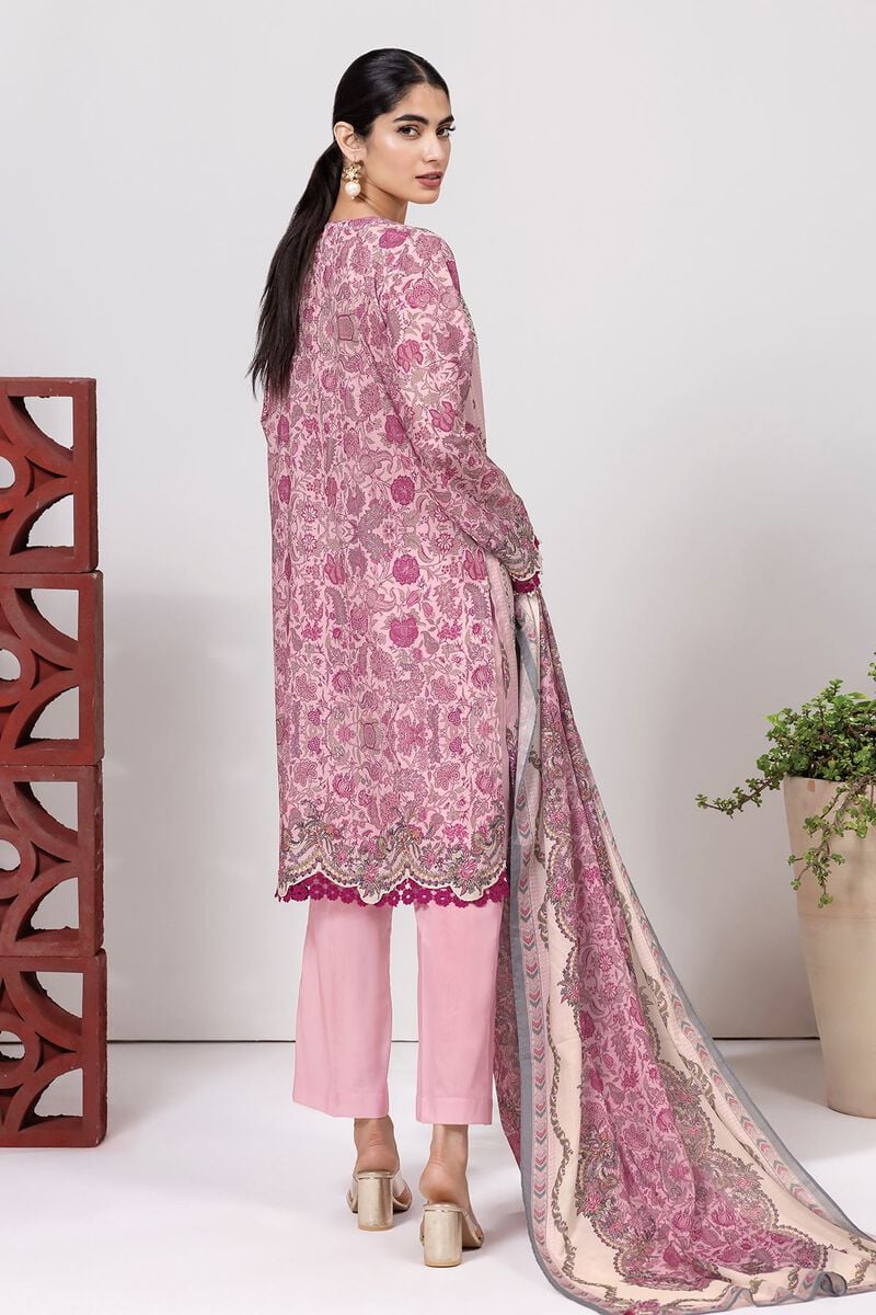 Khaadi  3pc - BSL240418 Pink