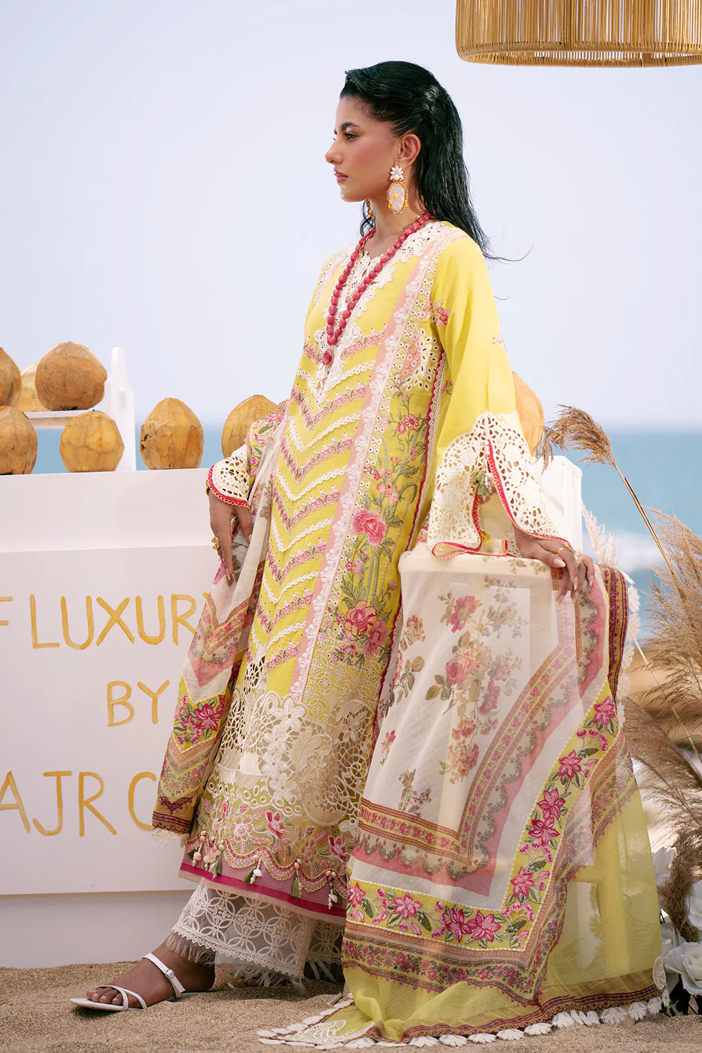 Dastan Luxury Lawn'25 by AJR - SUNSET