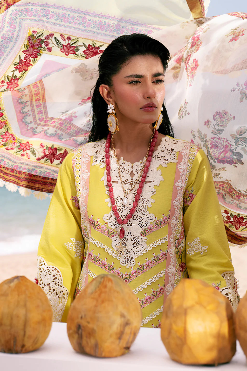 Dastan Luxury Lawn'25 by AJR - SUNSET