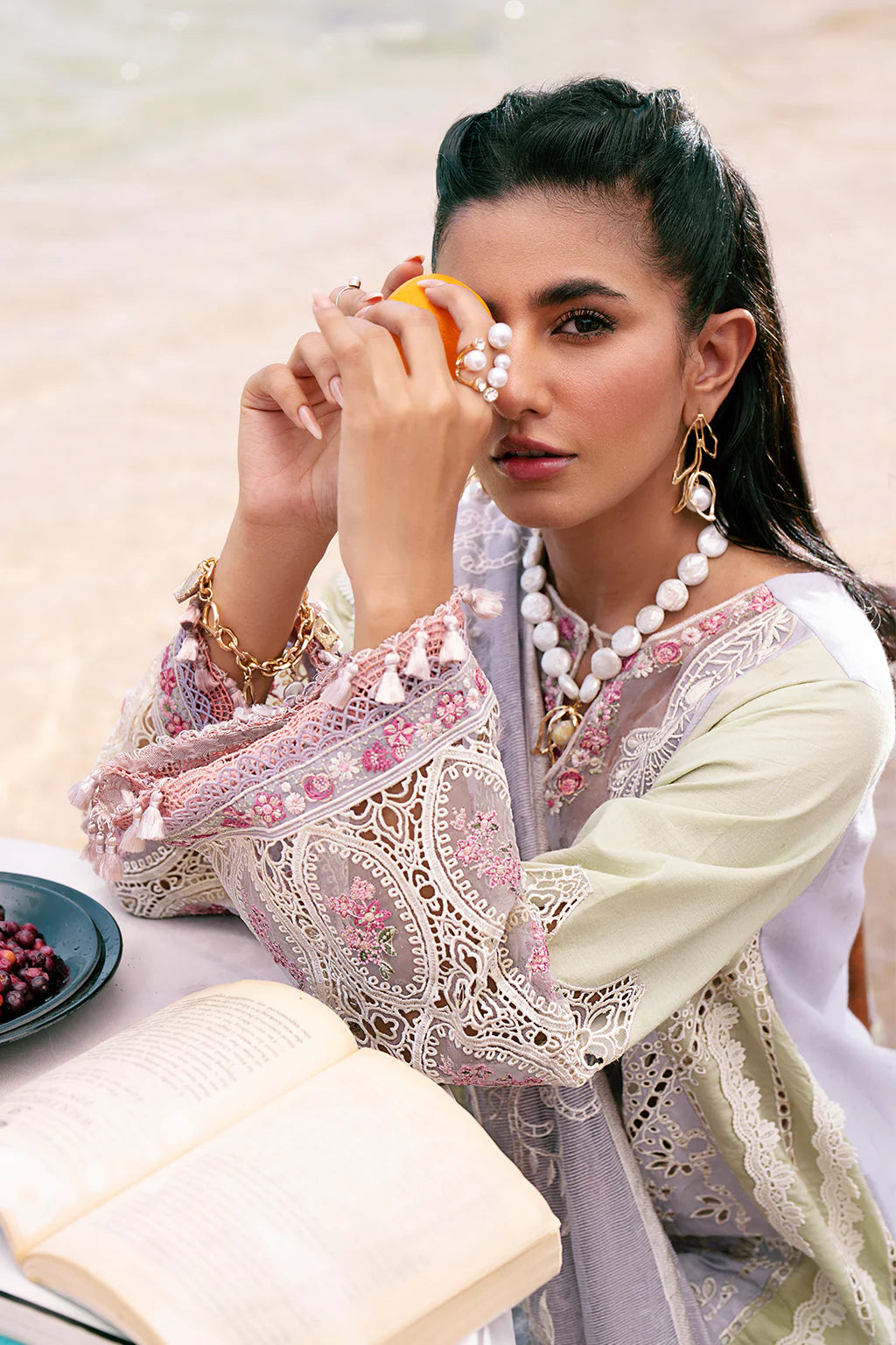 Dastan Luxury Lawn'25 by AJR - WAVE