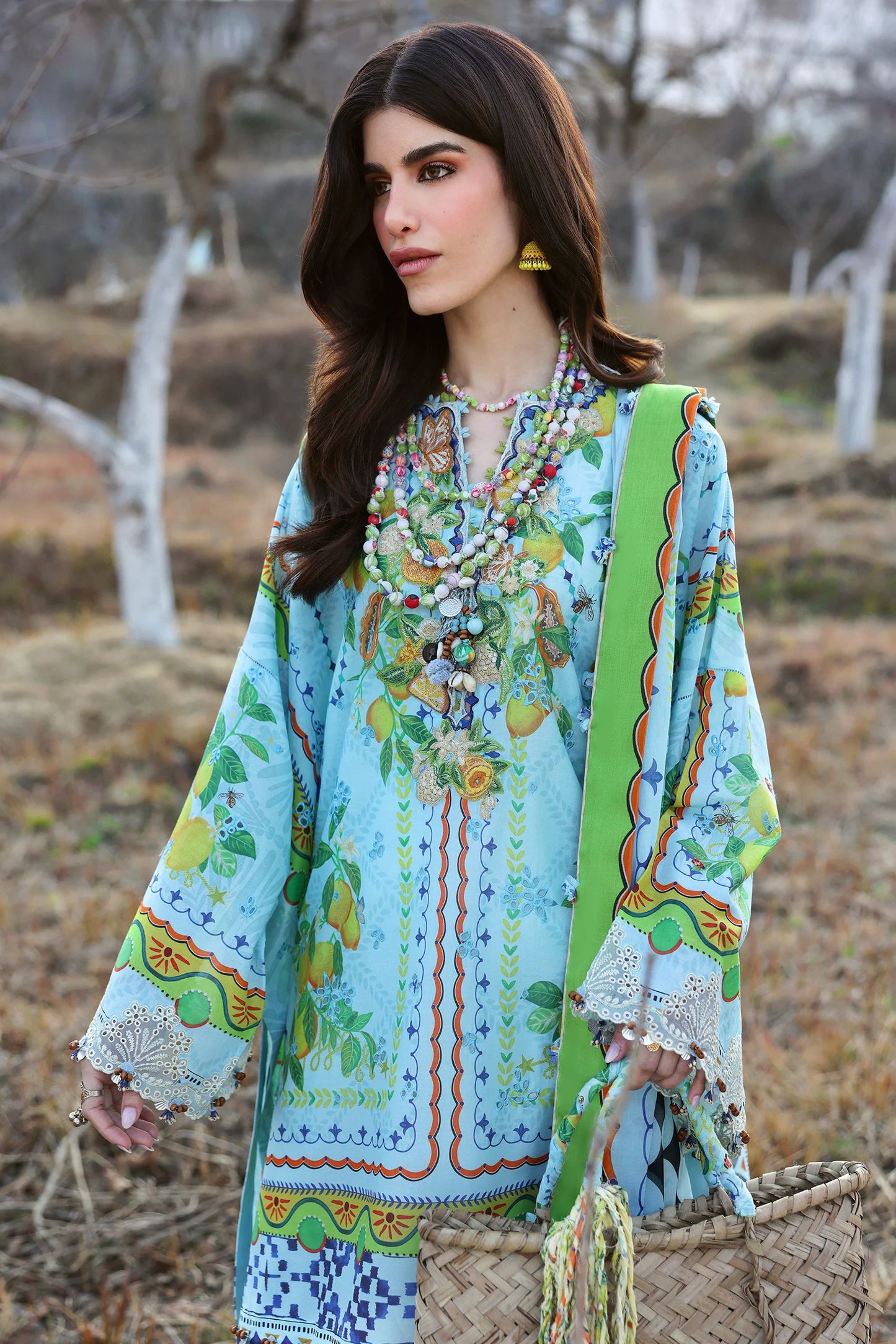 Zaha - Neelum Lawn'25 - DAHLIA (ZL25-04 B)