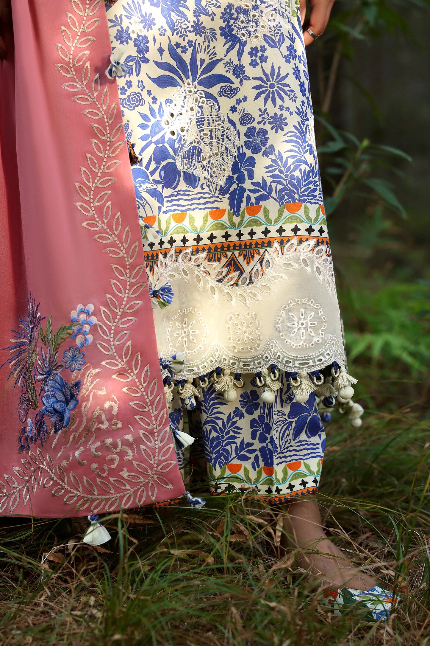 Zaha - Neelum Lawn'25 - WHITE SOLANA (ZL25-03 B)