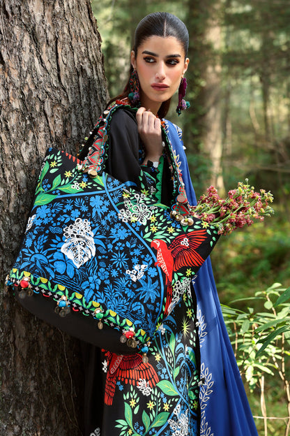 Zaha - Neelum Lawn'25 - BLACK SOLANA (ZL25-03 A)