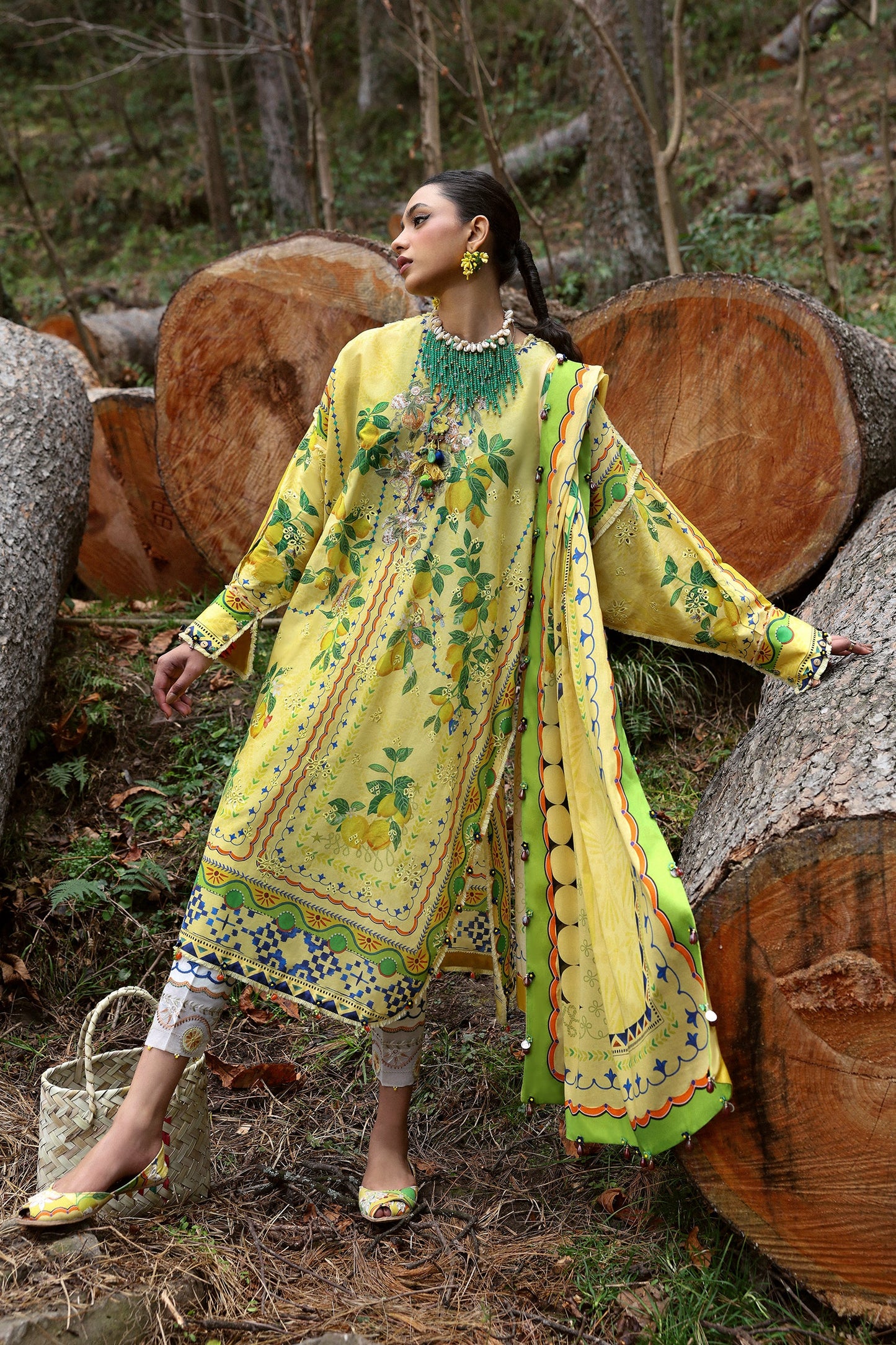 Zaha - Neelum Lawn'25 - DAHLIA (ZL25-04 A)