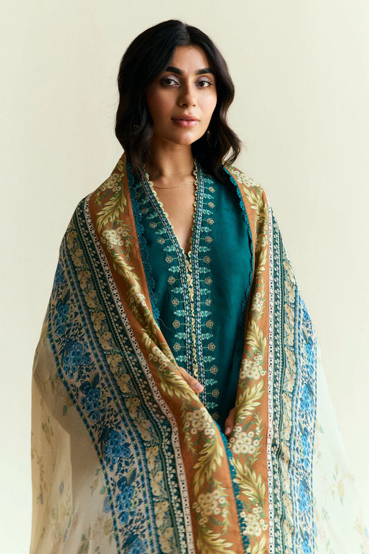 Coco Eid Edit 2025 by Zara Shahjahan - Marigold-D4