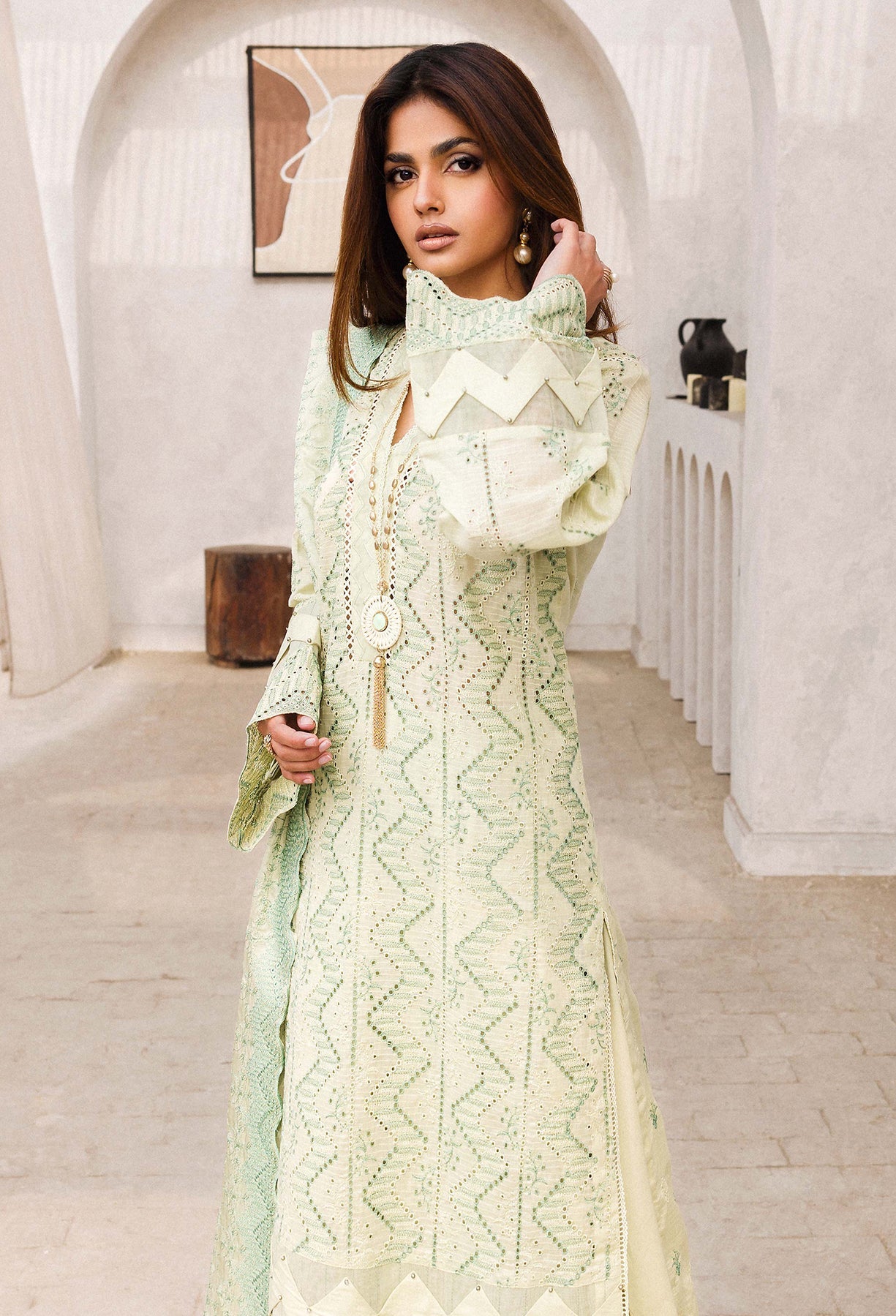 Adan’s Libas Chikankari Lawn 2024 - 5722