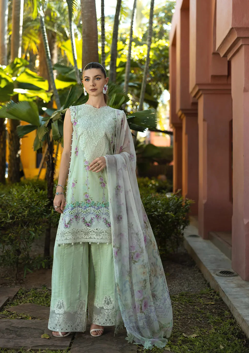 Signature Embroidered Lawn 2025 - ETS-01A ARIA