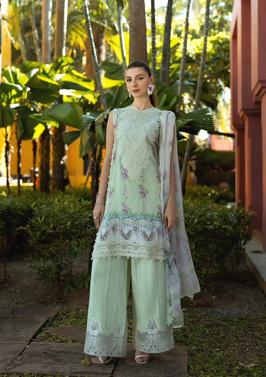 Signature Embroidered Lawn 2025 - ETS-01A ARIA