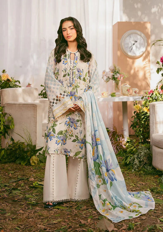 ELAF PRINTS 2025 - EPS-6A IVORY PETALS