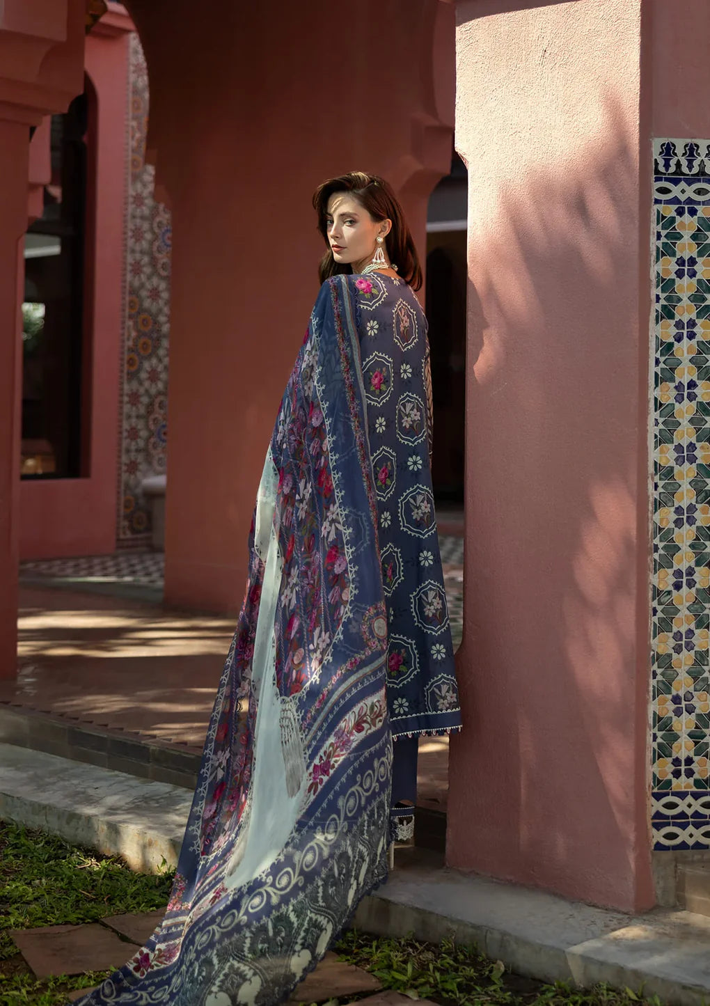 Signature Embroidered Lawn 2025 - ETS-04A SYLVIE