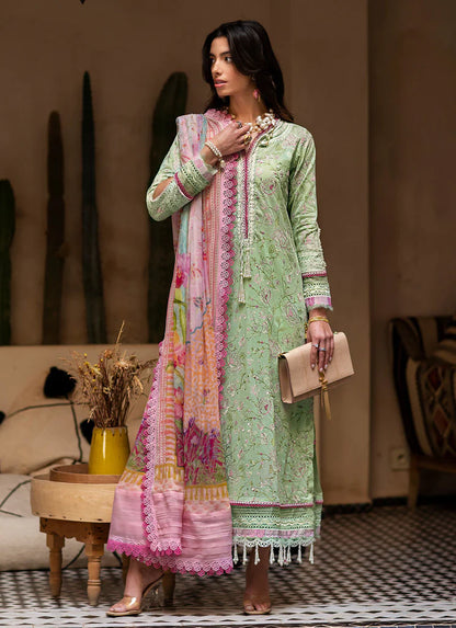 Farah Talib Aziz Lawn 2023 - Mint Debbagh (RESTOCKED)