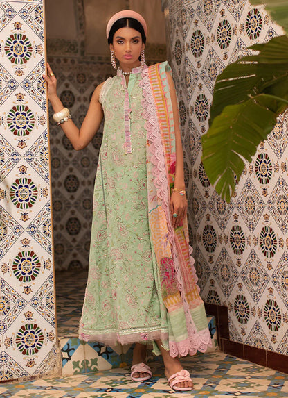 Farah Talib Aziz Lawn 2023 - Mint Debbagh (RESTOCKED)