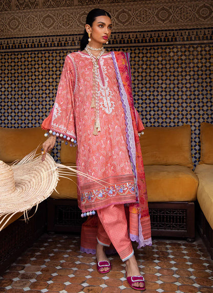 Farah Talib Aziz Lawn 2023 - Villa Coral (RESTOCKED)