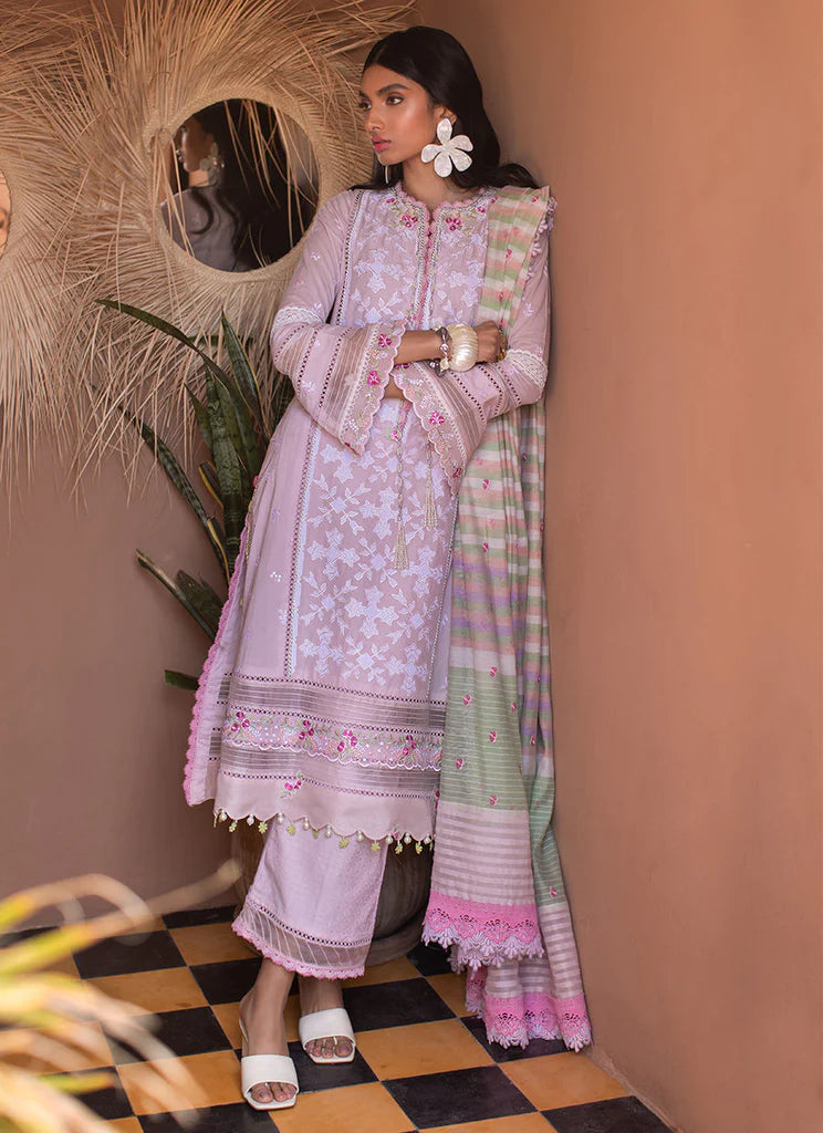 Farah Talib Aziz Lawn 2023 - Setti Blush (RESTOCKED)