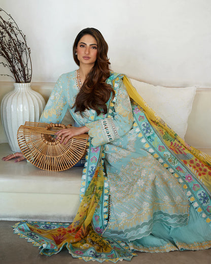 Luxury Lawn 2024 by Faiza Saqlain - Galina