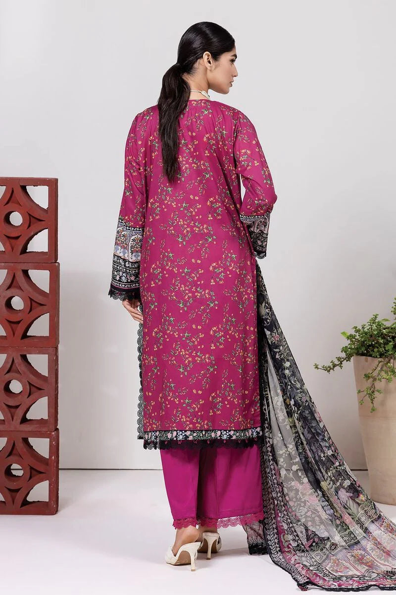 Khaadi  3pc - BDO240439 Pink