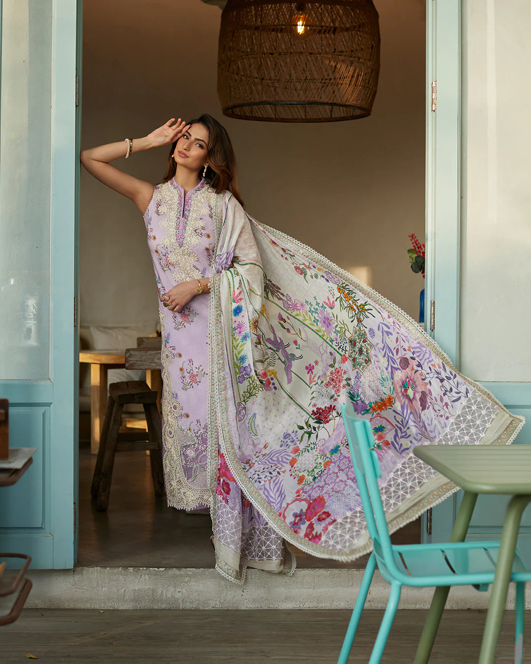 Luxury Lawn 2024 by Faiza Saqlain - Nazeli