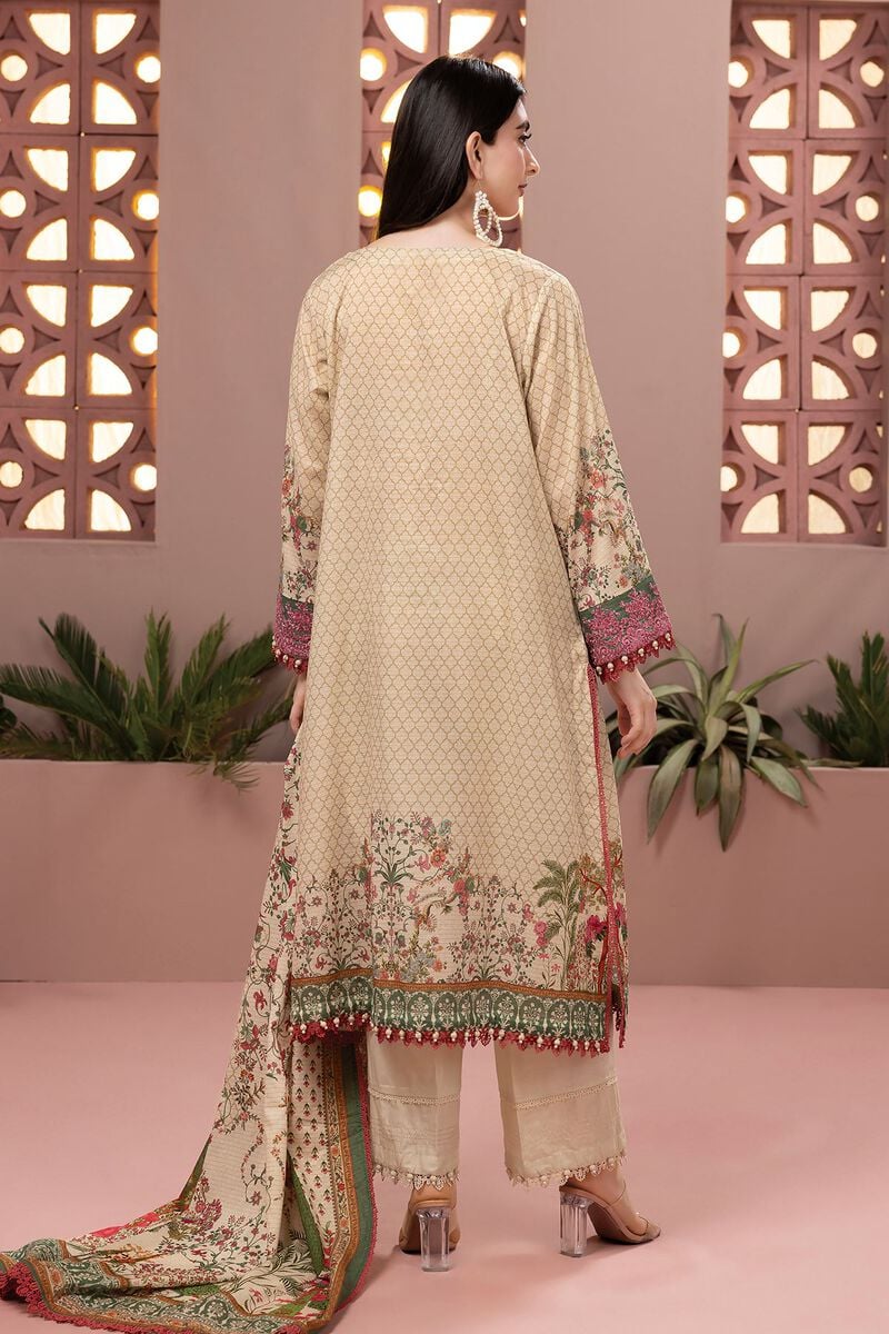 Khaadi  3pc - BME240403 Beige