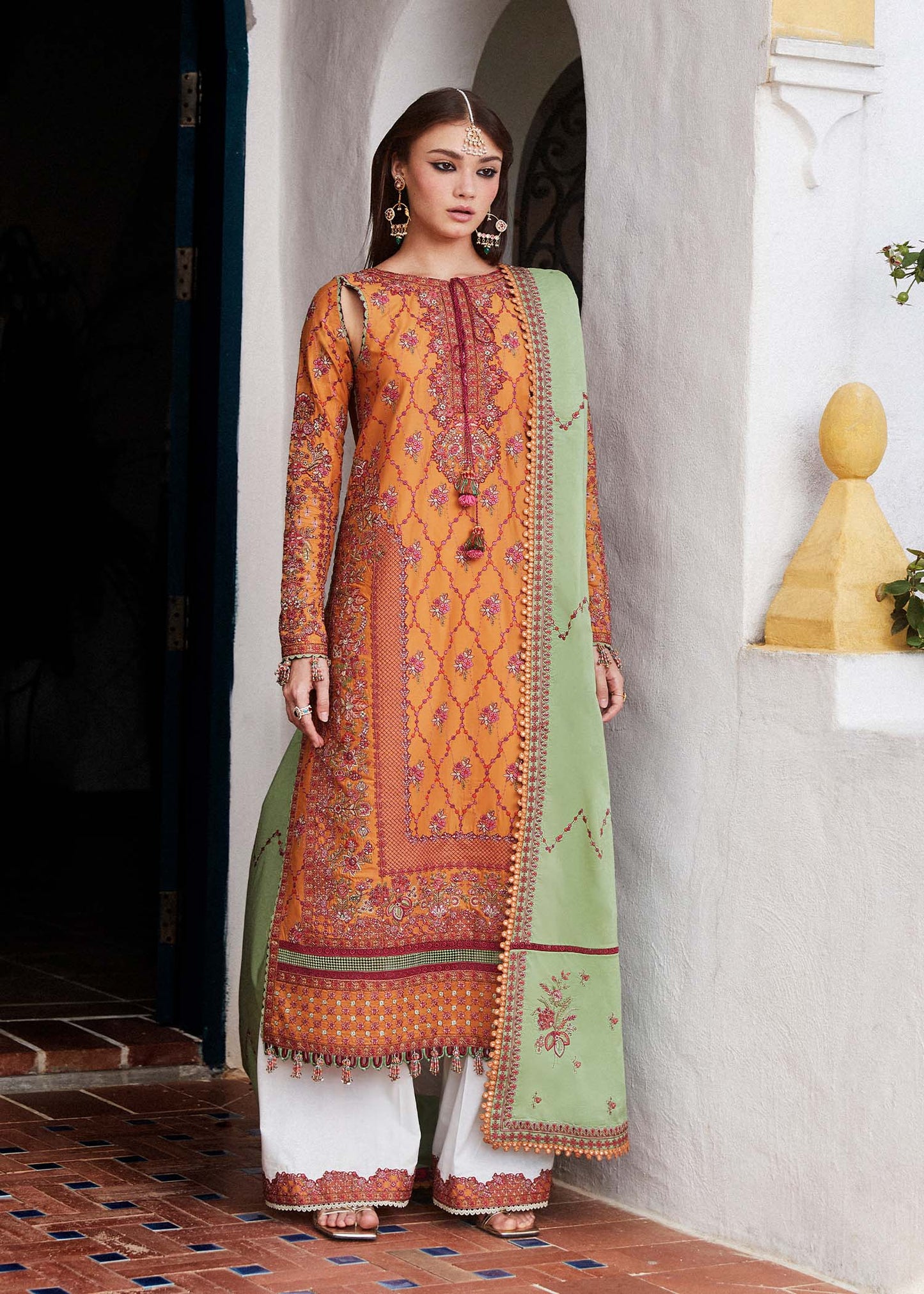 Eid Luxury Lawn'24 by Hussain Rehar - Amira