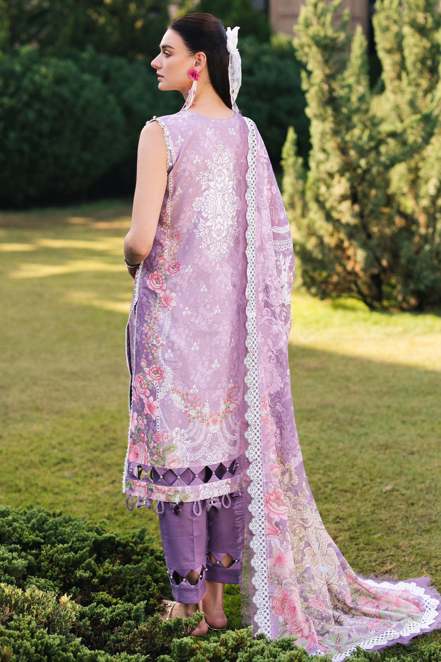 Jade - Urbane digital lawn prints 2025 - MAUVE