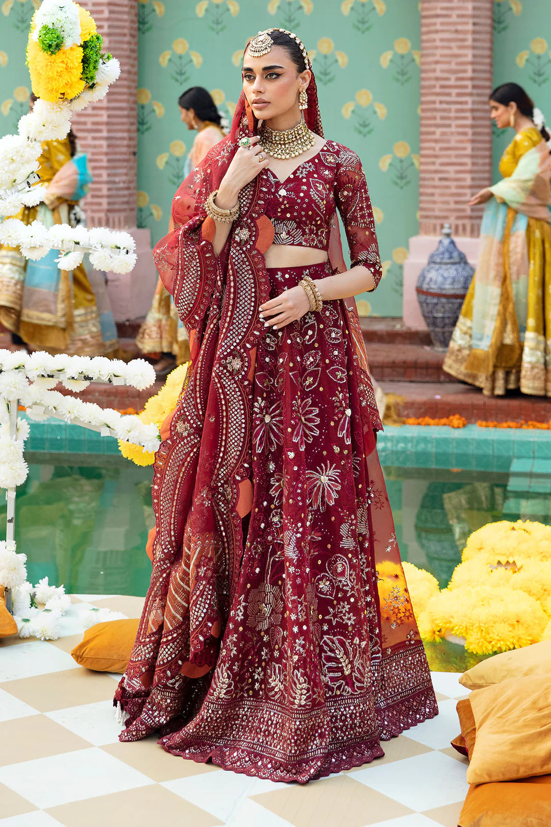 Nureh Jhoomro Luxury Formal Collection | NL-53 Mahro