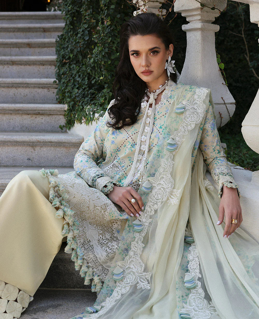 Republic womenswear - Kalani eid luxury lawn'25 - D8-A - Zuri